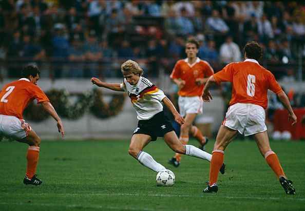 Jurgen Klinsmann Germany Netherlands 1990 World Cup